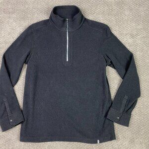 Stio Turpin Half Zip Fleece Pullover Men's Medium Dark Gray 1/4 Zip 1/2 Zip